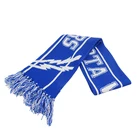 Jacquard promotion customized logo soccer fan sport football winter scarf