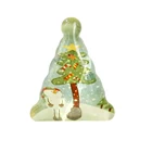 Wholesale Customized tree shaped cartoon cute emoji pattern dome glass fridge magnet