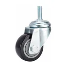 threaded screw fixing fixed castor wheel swivel casters stem ring caster 75x21