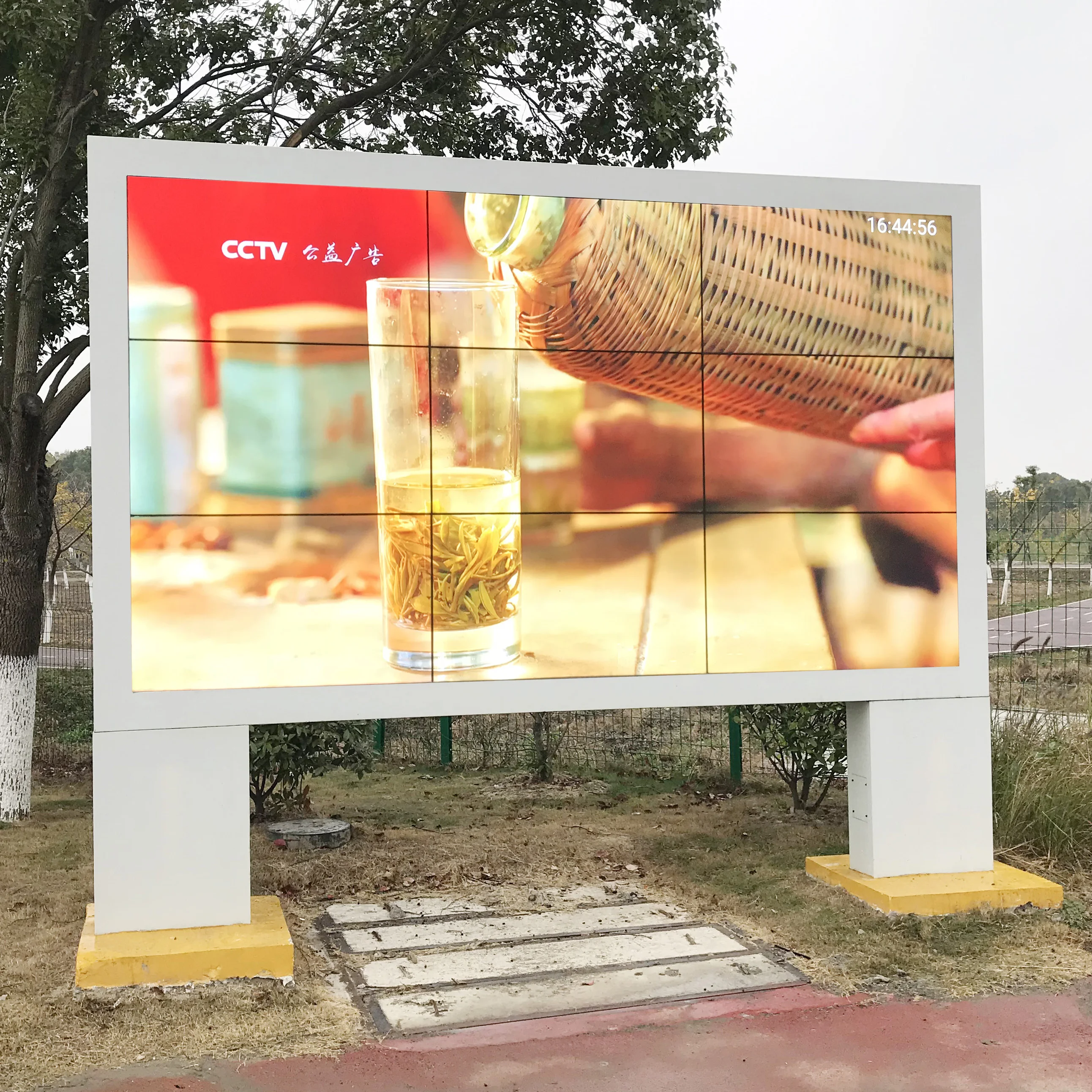 Dijital açık billboard lcd video duvar TV reklam board LG veya samsung paneli ile eşit 5000 nit led ekran