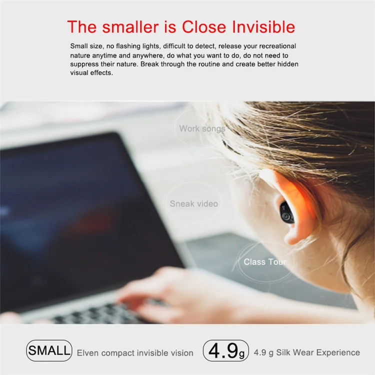 S650 V4.2 Sport Mobile Earphone Wireless Bluetooth Headphone Hands Free Stereo In Ear Earplug with Microphone - ANKUX.COM