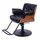 2019 Elegant Wholesale Barber Shop Beauty Salon Haircut Chair commercial Furniture Synthetic leather