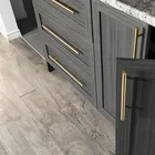 aluminium profile Solid Metal Hardware Door Cabinet T bar Kitchen Furniture Pull handle