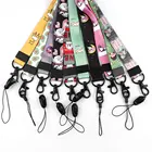 Custom Design Sublimation Printing Cartoon Character Polyester Lanyard Neck Strap