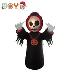 4FT Halloween Inflatable Grim Reaper LED Lights Outdoor Indoor Holiday Party Decorations