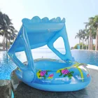 Baby Ring Wholesale Inflatable Baby Swimming Boat Dinosaur Cartoon Kids Swimming Float Ring