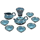 Factory Direct Wholesale Tianmu Glaze Tea Set Cup Tea Set GiftCcan Be Customized Logo