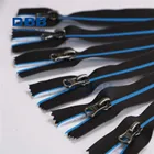 Fashion Multiple Colors Match Custom Size Clothing Nylon Waterproof Zippers