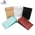 Bag For Stand Up Paper Bag Bag Kraft Paper Bag For Gifts/Food/Candy/Party Window Stand Up Sealable Pouch
