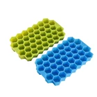 37 cavity honeycomb round rubber plastic bee silicone shapes ice cube trays