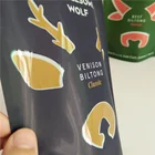 Mylar UV Printing Aluminum Foil Smell Proof Stand Up Pouch Tea Leaf Packaging Childproof Ziplock Bag