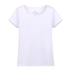 Breathable 100% cotton Fashion casual round collar men's short sleeve undershirt plus size plain t-shirts