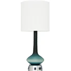 Lamp Table Lamp Modern Style Blue Resin Decorative Hotel Office Bedside USB Desk Lamp Table Lamp
