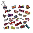 Embroidered Iron 2020 Hot Sale Popular Custom Smash Word Iron on Patch