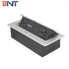 BNT Global popular product multimedia cable management pop out socket box used in luxury office table