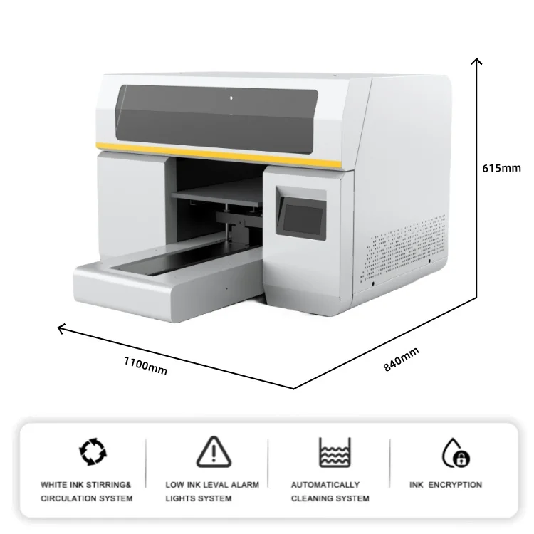 Visual Tex Wholesale Automatic Digital Flatbed A Size Uv Dtf Printer