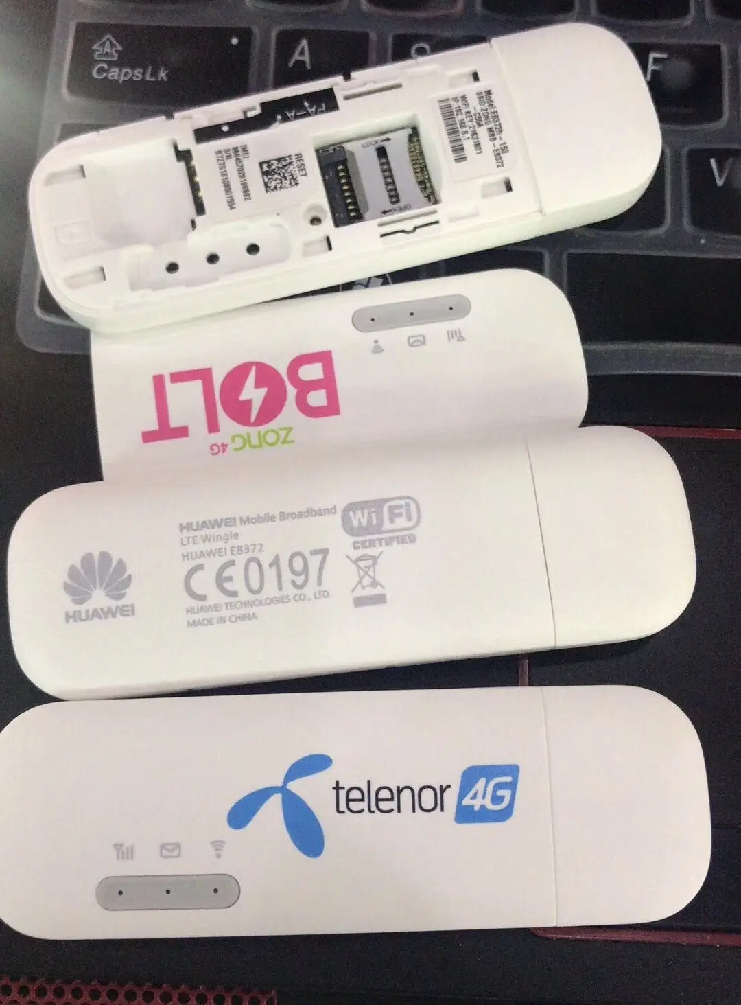 新解锁华为 e8372 telenor e8372h-608 150mbps 3g 4g