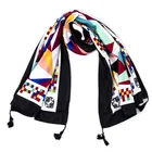 Embroidered Shawl Factory Direct Sale Low Price Embroidered Cotton Shawl Satin Scarf