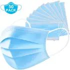 Standard 3Ply folding blue disposable breathable Face Mask With Earloop