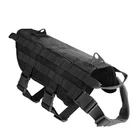 600D Nylon Tactical Training Service Dog Harness with Mesh Padding