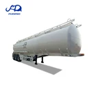 Tri-axle 42000 60000 liters oil liquid storage tanker fuel tank truck semi trailer for sale