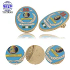 Personalized metal stamped animal cartoon badge lapel pin metal badge paint