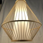 Lamp Led Handmade Material Bamboo Lampshade Home Decor Wicker Antique Chinese Lamp Shade For Table Lamp Led Light Housing