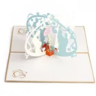 3D Heart Love Paper Greeting Wedding Cards And Love Series 3 d Paper Custom Greeting Cards