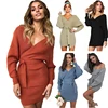/product-detail/clothing-factory-wholesale-women-knitted-miniskirts-sexy-dress-long-sleeve-vintage-v-neck-ladies-sweater-dresses-60775939328.html