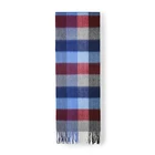 Good quality fashion long plaid fringe wholesale wool men scarf