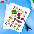 Vinyl Inkjet Vinyl Sheets Waterproof Transparent PET Sticker Paper Printable Vinyl For Inkjet Printers