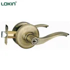 Stainless steel or brass rosette door lock for bathroom