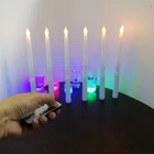 2019 New Best seller 11 inches remote control LED Taper candle decoration in wedding operated by 2XAAA battery