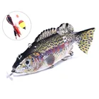 2020 New Design Electronic Lure Fishing Bait 4 Segment Metal Connected Bass Hard USB electric fishing lure