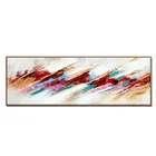 Newest Abstract Canvas Print Oil Painting Golden Foil Cuadros Wall Art Framed Picture Decoration