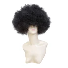Wholesale role playing wig black clown wig party football fan wig