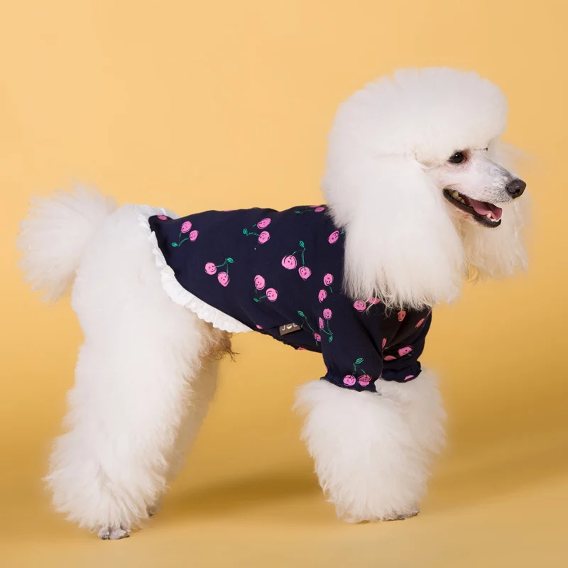 Spring Summer New Cotton Elastic Dog Clothes Bulldog Teddy Puppy Clothes Factory Wholesale Pet Sweater Dog t-shirt From China