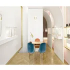 Customized Retail Display Jewellery Shop Display Cabinet Wooden Jewelry Showcase Jewelry Store Cabinet