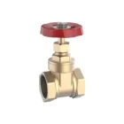 Standard Brass Ball Valve With Aluminum Butterfly Handle F/m Thread Flexible Connector Pn15 20 25 30