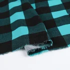 Modern design check 100 rayon viscose print fabric manufacturer