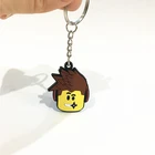 Promotional Gift 2D 3D Custom Shaped Key Holder Soft PVC Keychain Cartoon Keyring Souvenirs