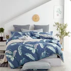 Newest eco-friendly Double 40s reactive printing 4pcs bed sheet bedding set baby 100% cotton