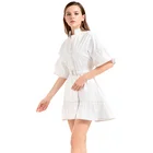 Dress JJ.PARTY 2020 Summer Short Sleeve Fashion New Loose Fit Women Dress And Coat 2 Ways For Party Casual