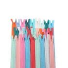 Zipper Design Zipper Custom Color Durable Using Personalized Zipper Silk Invisible Zipper For Clothes