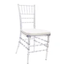 wholesale modern furniture clear acrylic resin banque hotel party events dining chiavari tiffany wedding plastic chair