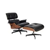 Modern mid century classic leisure styling relax designer furniture living room swivel accent leather arm lounge chair