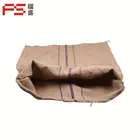 Burlap Large 50 Kg Sack Drawstring Sack Jute Bag For Coffee Beans