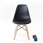 Plastic Chair Wood Plastic Plastic And Wood Chair Modern Design Comfortable Kids Size Plastic Chair With Solid Wood Leg