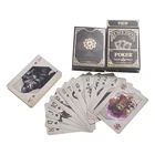 100% 54pcs Waterproof Playing Cards PVC Poker Card Deck 100% Plastic