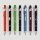 customise business company logo brand promotion gift rubber touch screen stylus pen